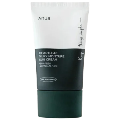 Anua Heartleaf Silky Moisture Sun Cream SPF 50+ 50ml