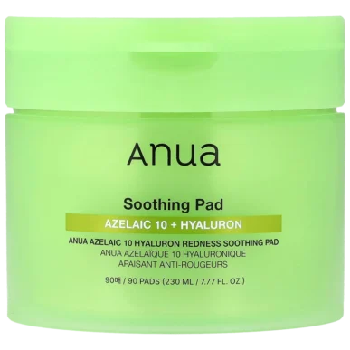 Anua Azelaic 10 + Hyaluron Redness Soothing Pad 90 Pads