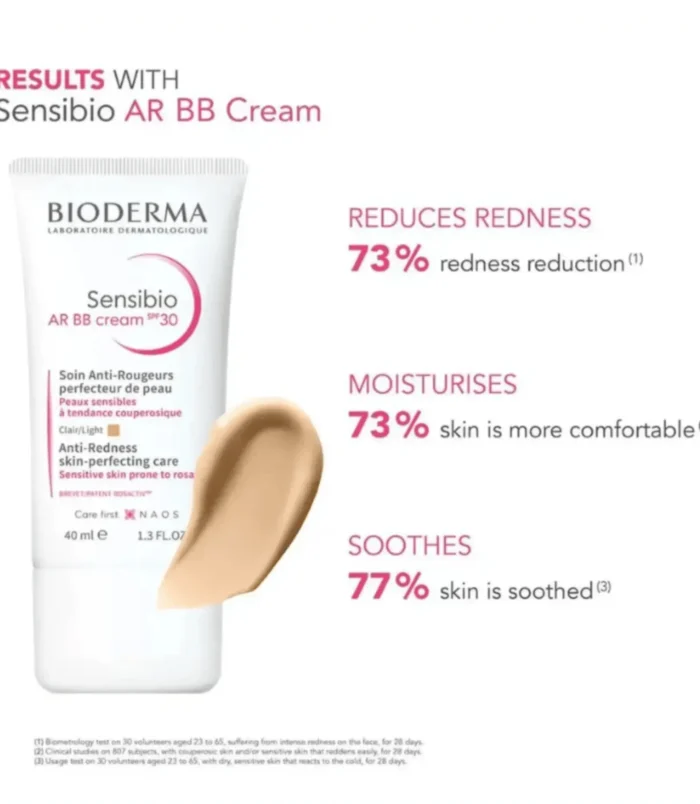 BIODERMA Sensibio AR BB Cream SPF 30 (Clair/Light) 40ml 1