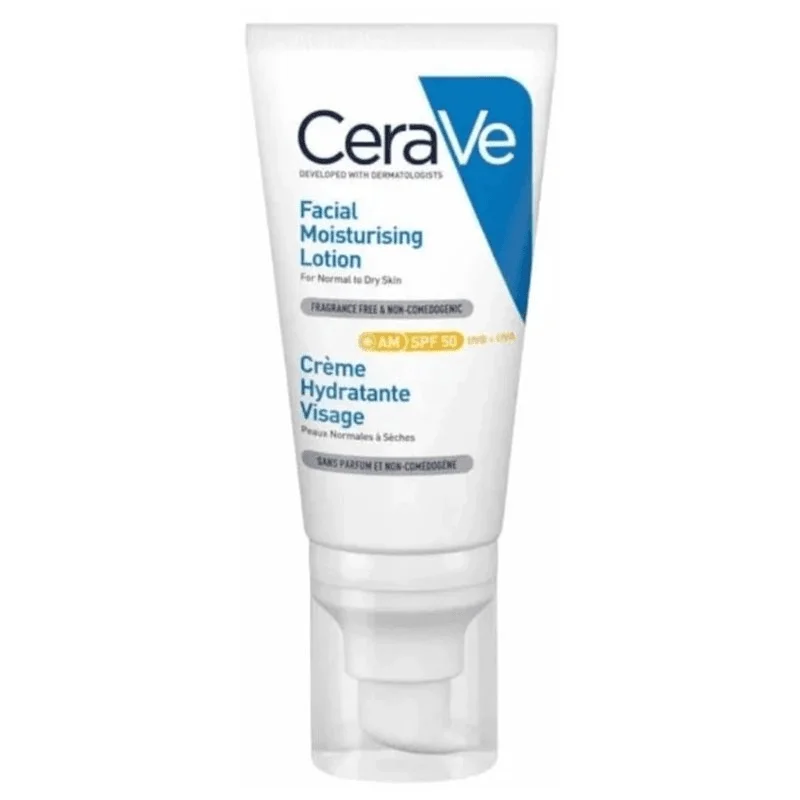 CeraVe Crème Hydratante Visage AM SPF 50 52ml CeraVe Crème Hydratante Visage AM SPF 50 52ml