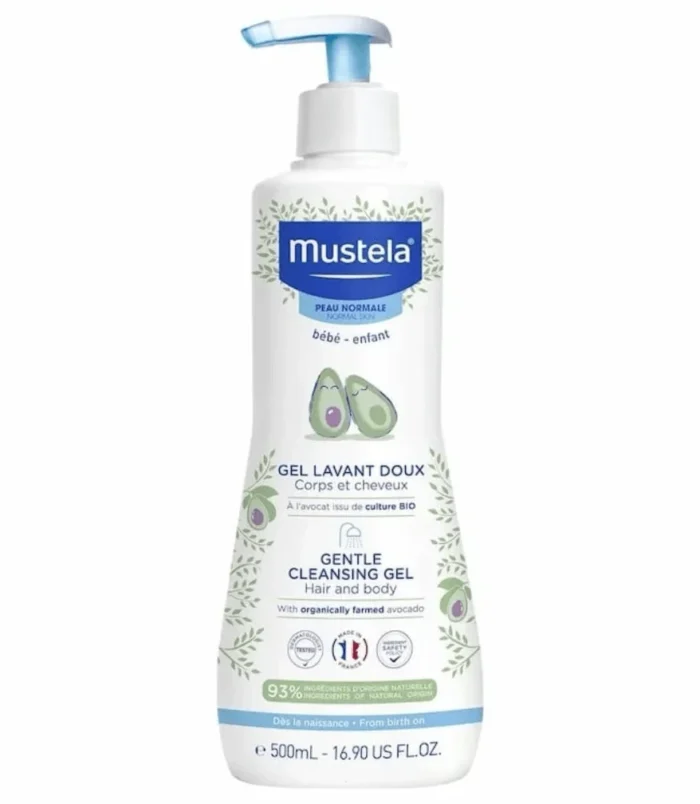 Mustela Gel Lavant Doux Corps & Cheveux Bébé 500ml