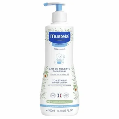 Mustela Lait de Toilette Sans Rinçage Bébé 500ml