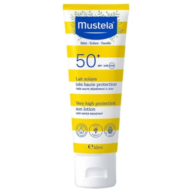 Mustela Lait Solaire Très Haute Protection SPF 50+ 40ml