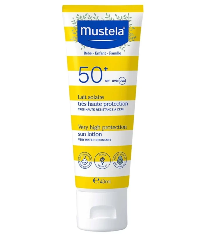 Mustela Lait Solaire Très Haute Protection SPF 50+ 40ml