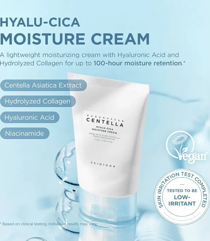 SKIN 1004 MADAGASCAR CENTELLA HYALU-CICA MOISTURE CREAM 75ML 1 SKIN 1004 MADAGASCAR CENTELLA HYALU-CICA MOISTURE CREAM 75ML 1