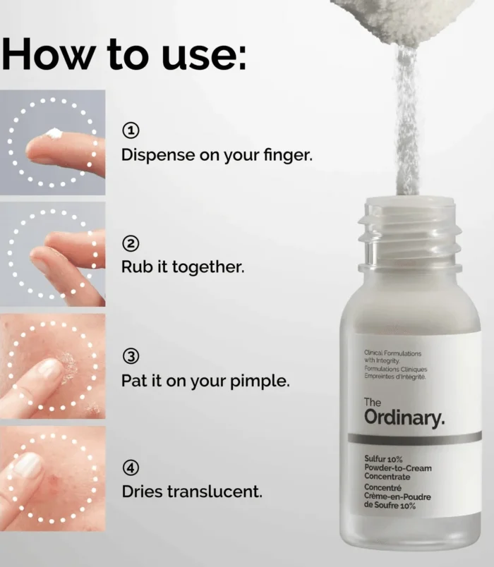 The Ordinary Sulfur 10% Powder-to-Cream Concentrate-5G 1