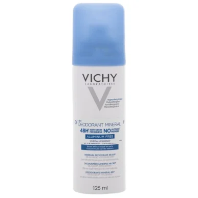 VICHY Déodorant Minéral 48H Aérosol Haute Tolérance 125ml