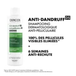 VICHY Dercos Shampooing Antipelliculaire Cheveux Normaux à Gras 200ml 1